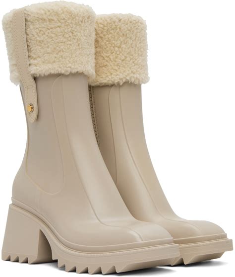 chloe betty boot beige